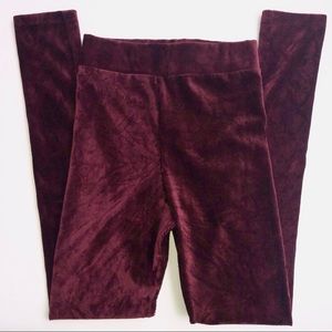 5/$20 Red corduroy leggings, size 4